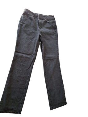 Christopher Banks Jeans Womens 6 Black Straight Leg Stretch Denim Classic